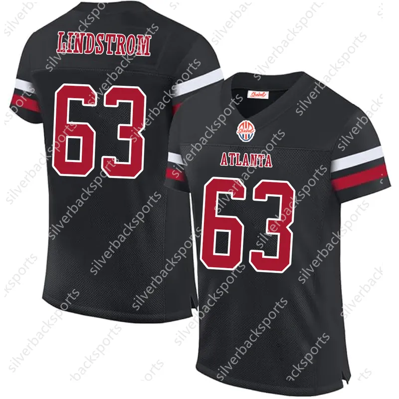 18 Kirk Cousins ​​Robinson Michael Penix Jr Jersey de fútbol 2024 Custom Matt Ryan Drake Londres Demone Harris Jessie Bates III 