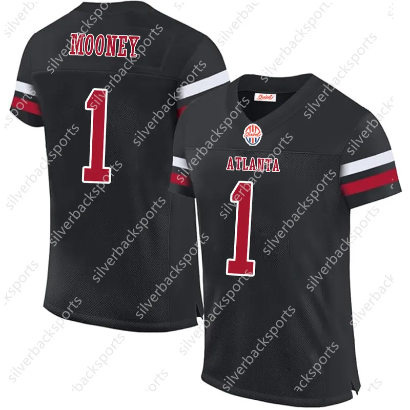 18 Kirk Cousins ​​Robinson Michael Penix Jr Jersey de fútbol 2024 Custom Matt Ryan Drake Londres Demone Harris Jessie Bates III 