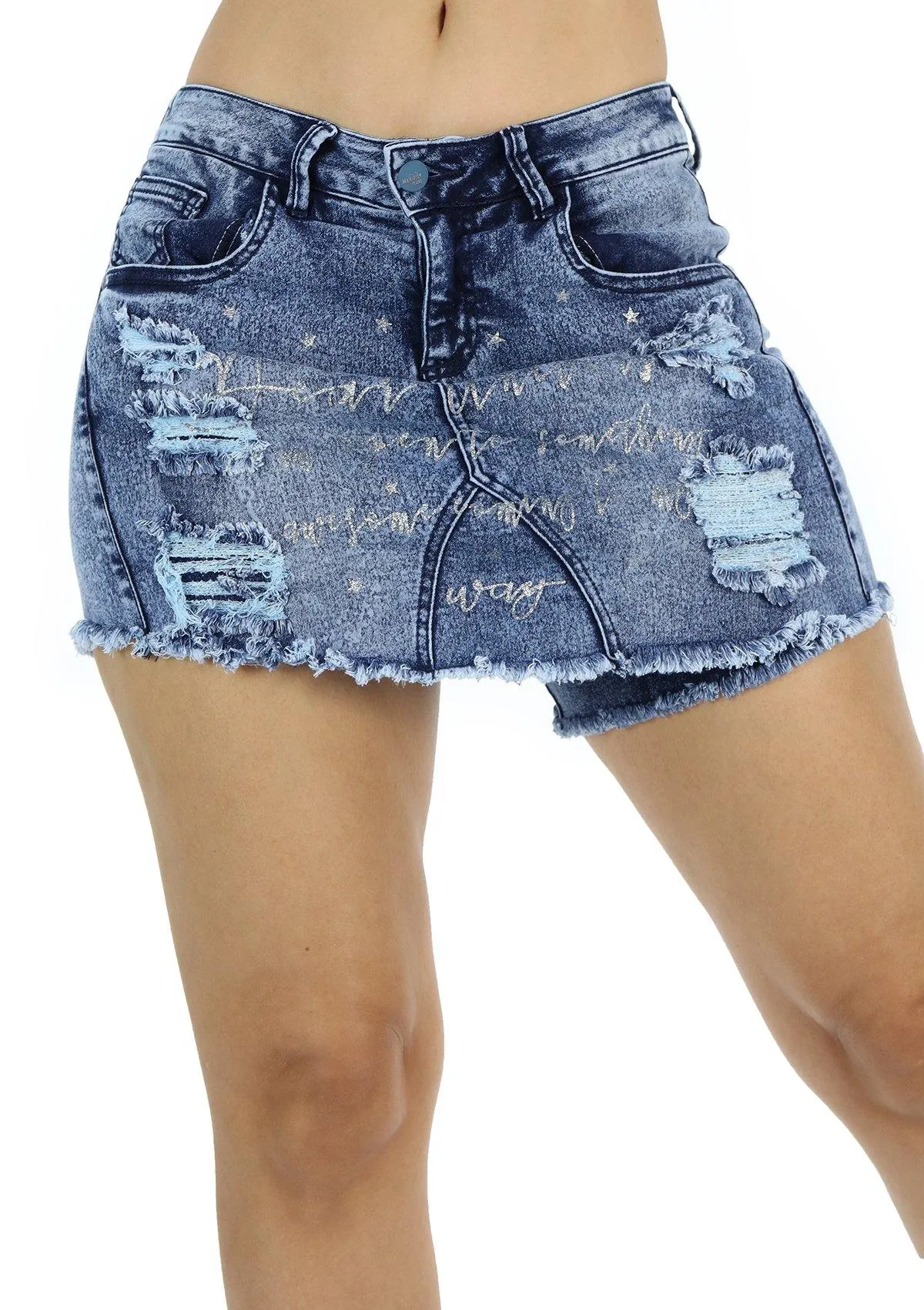 19632 Falda Pantalón by Maripily Rivera