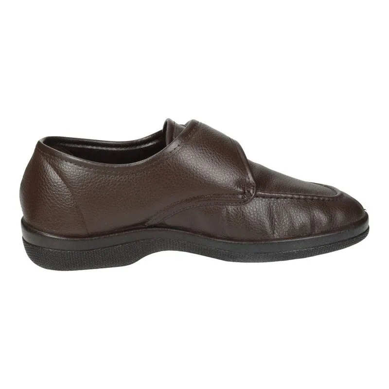 21296 Zapatillas Polipiel color MARRÓN