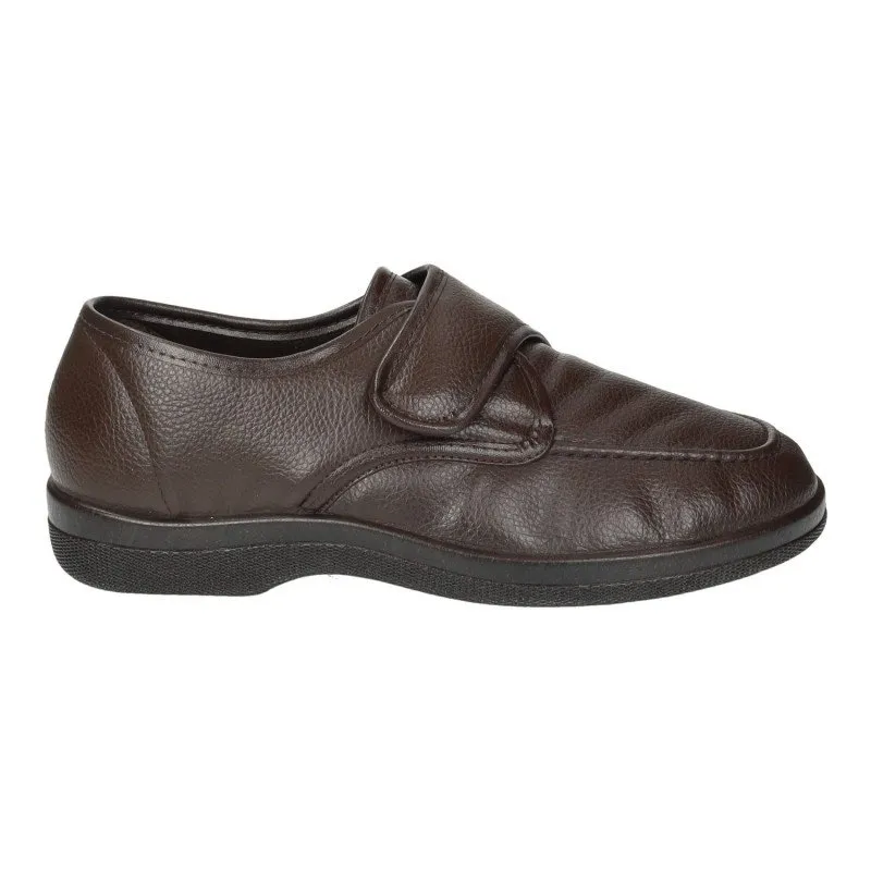 21296 Zapatillas Polipiel color MARRÓN