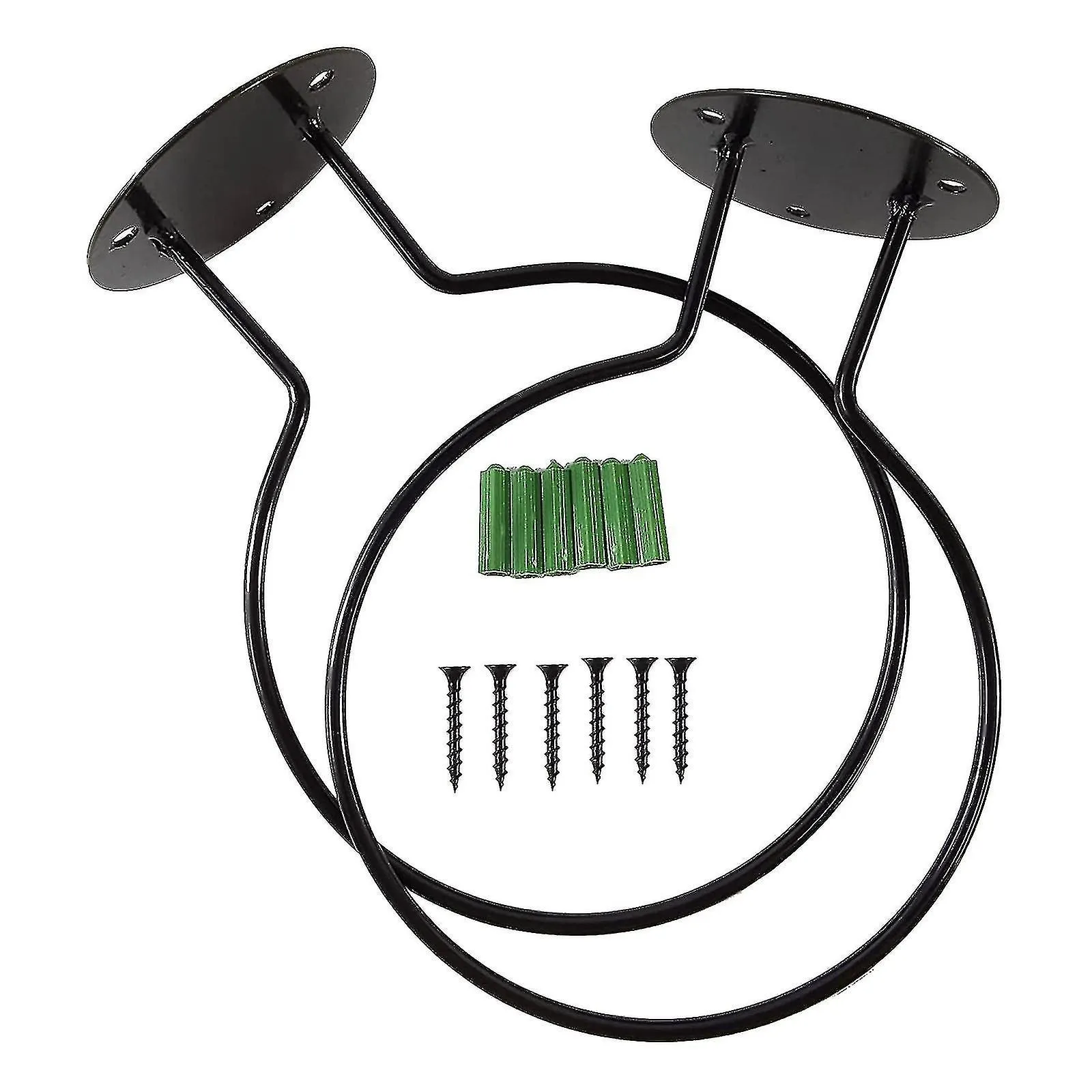 2PCS SOPORTE DE PELOTA MONTADO EN LA PARED PARA BALONCESTO VOLEIBOL RUGBY FúTBOL  SNNGV