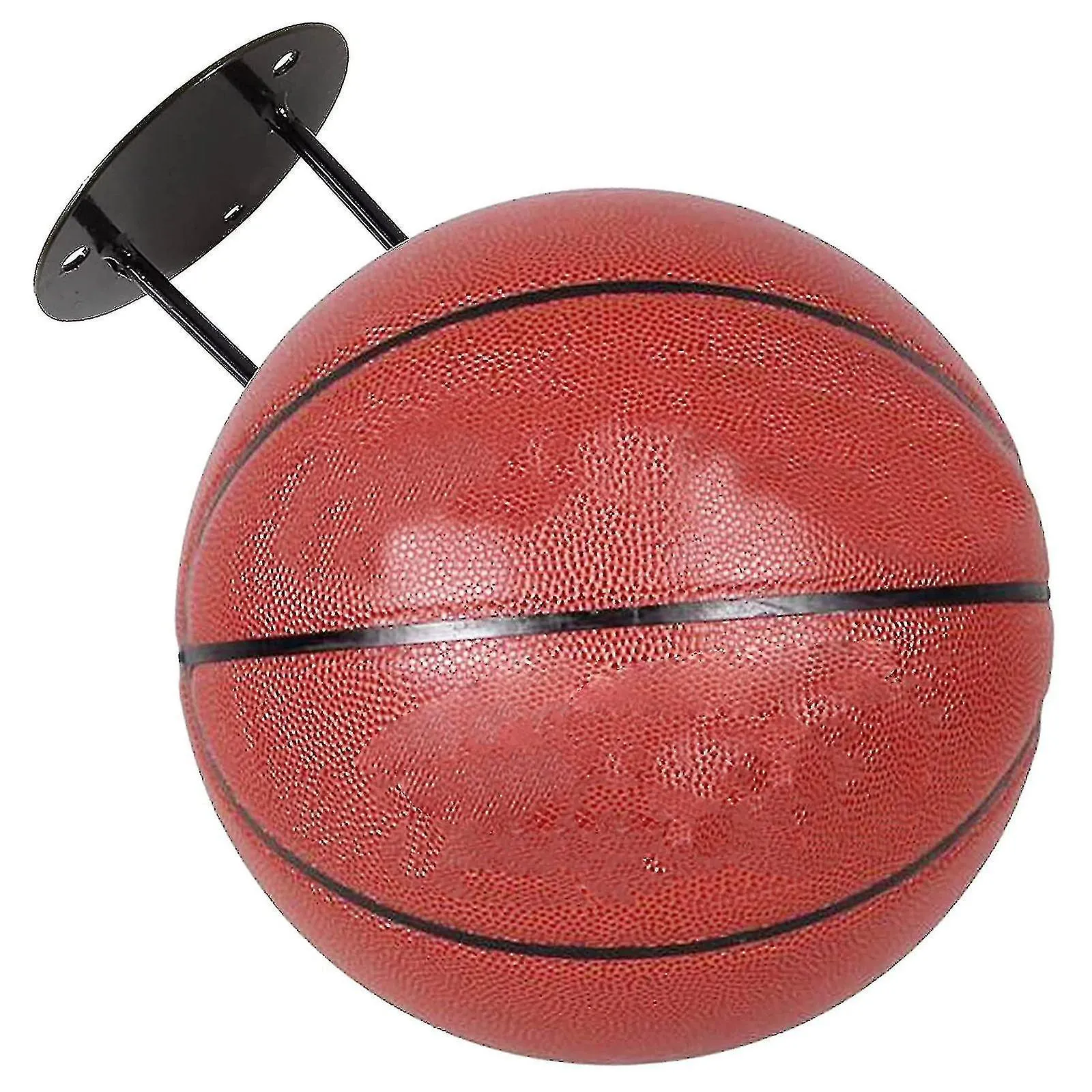 2PCS SOPORTE DE PELOTA MONTADO EN LA PARED PARA BALONCESTO VOLEIBOL RUGBY FúTBOL  SNNGV