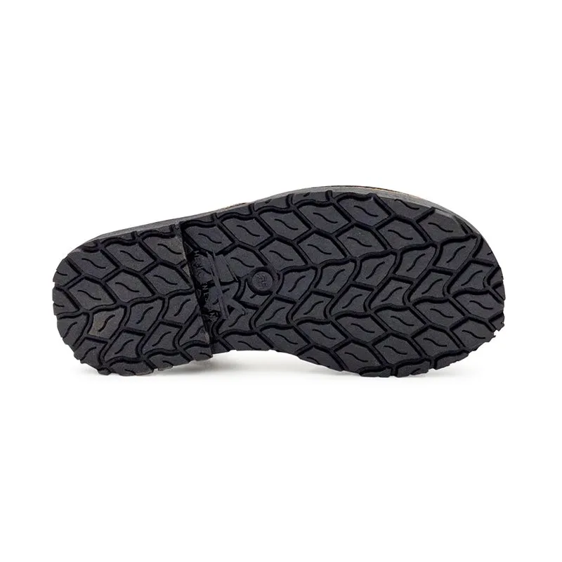 Abarcas Menorquinas Niña Piel Charol Lazo De Raso Velcro 206 Rojo, de Angelitos