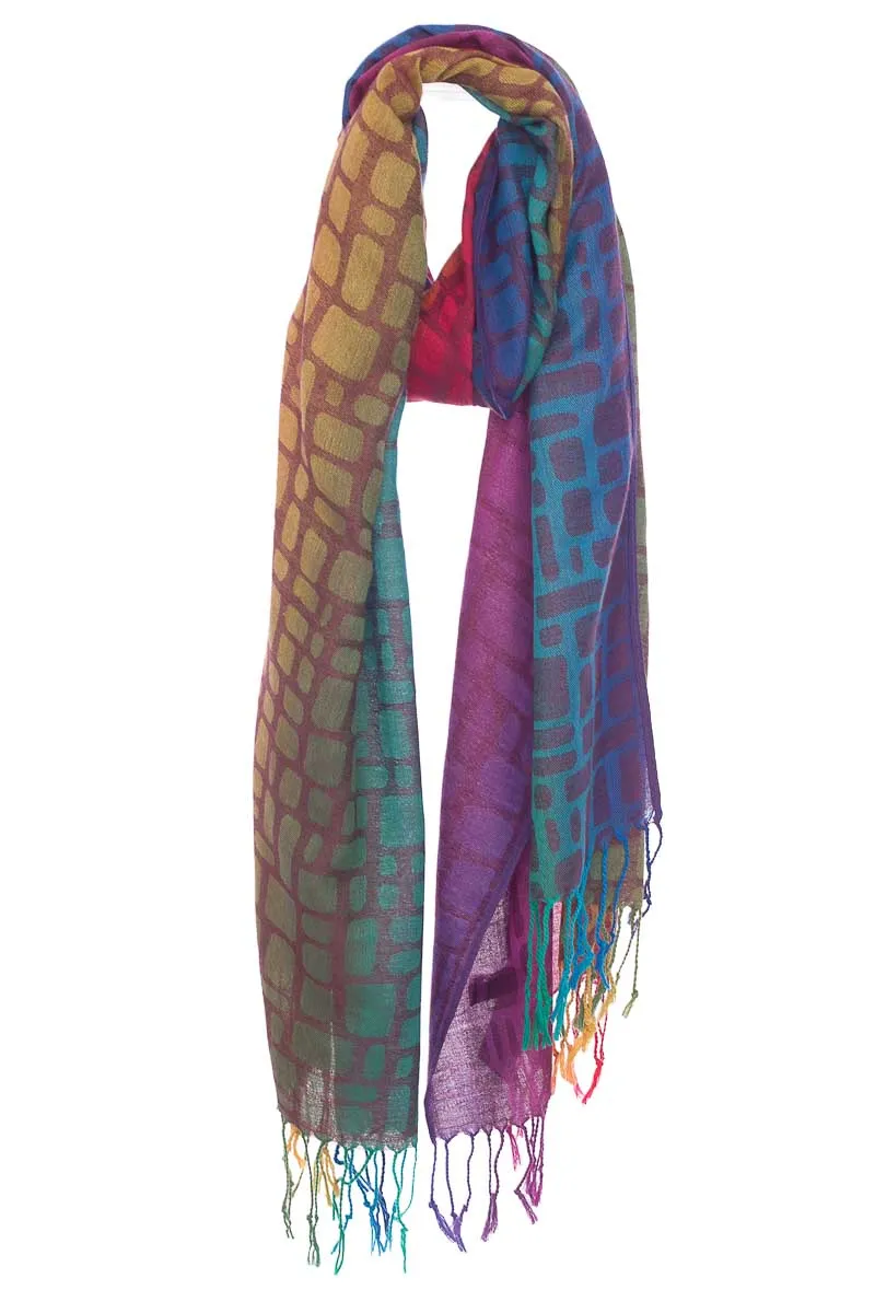 ACCESORIOS COLOR ESTAMPADO  PASHMINA