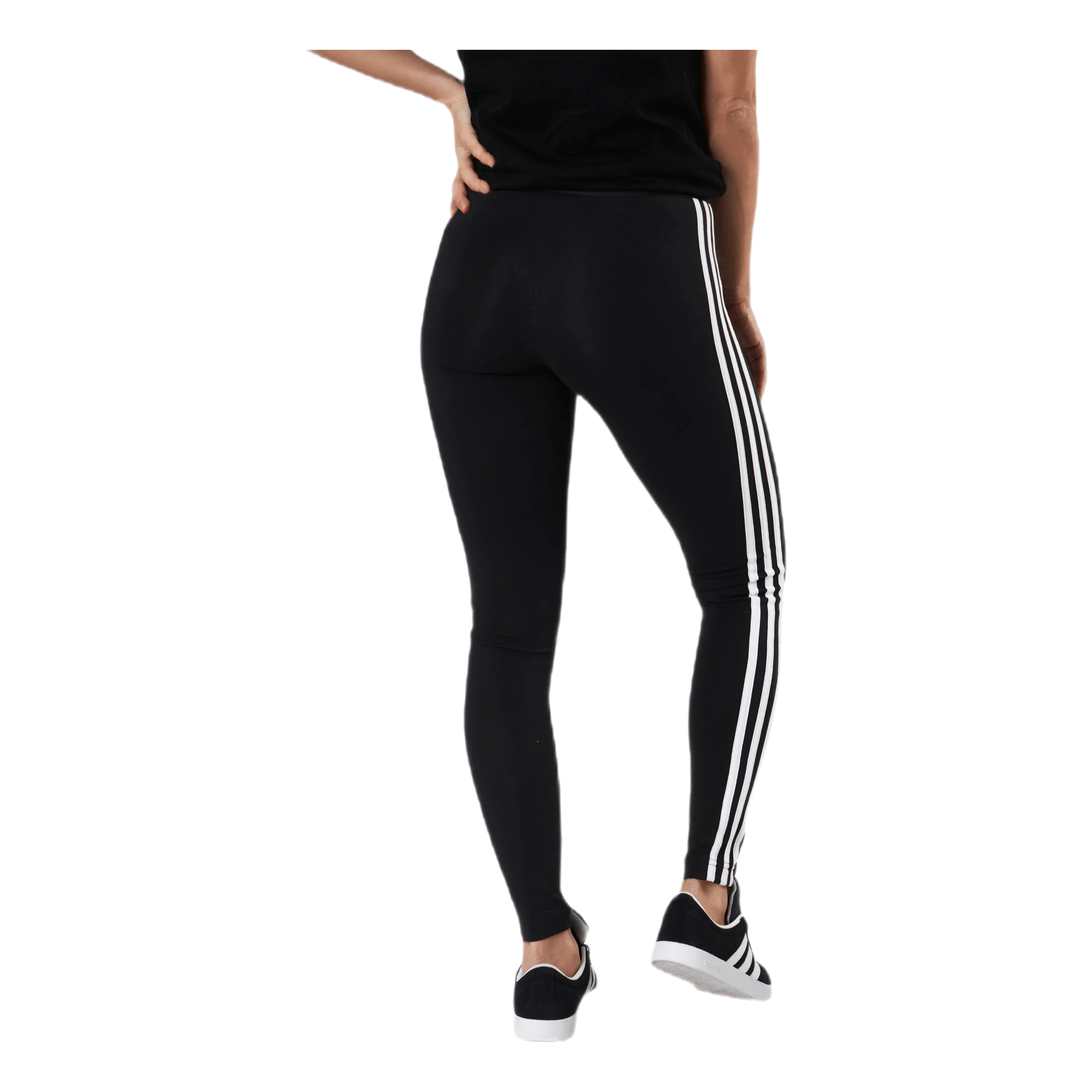 Adidas 3 Stripes Leggings Black / White