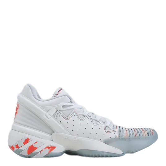 Adidas D.O.N. Issue #2 Shoes Cloud White / Cream White / Solar Red