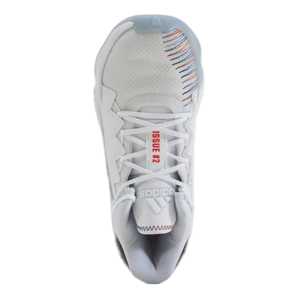 Adidas D.O.N. Issue #2 Shoes Cloud White / Cream White / Solar Red