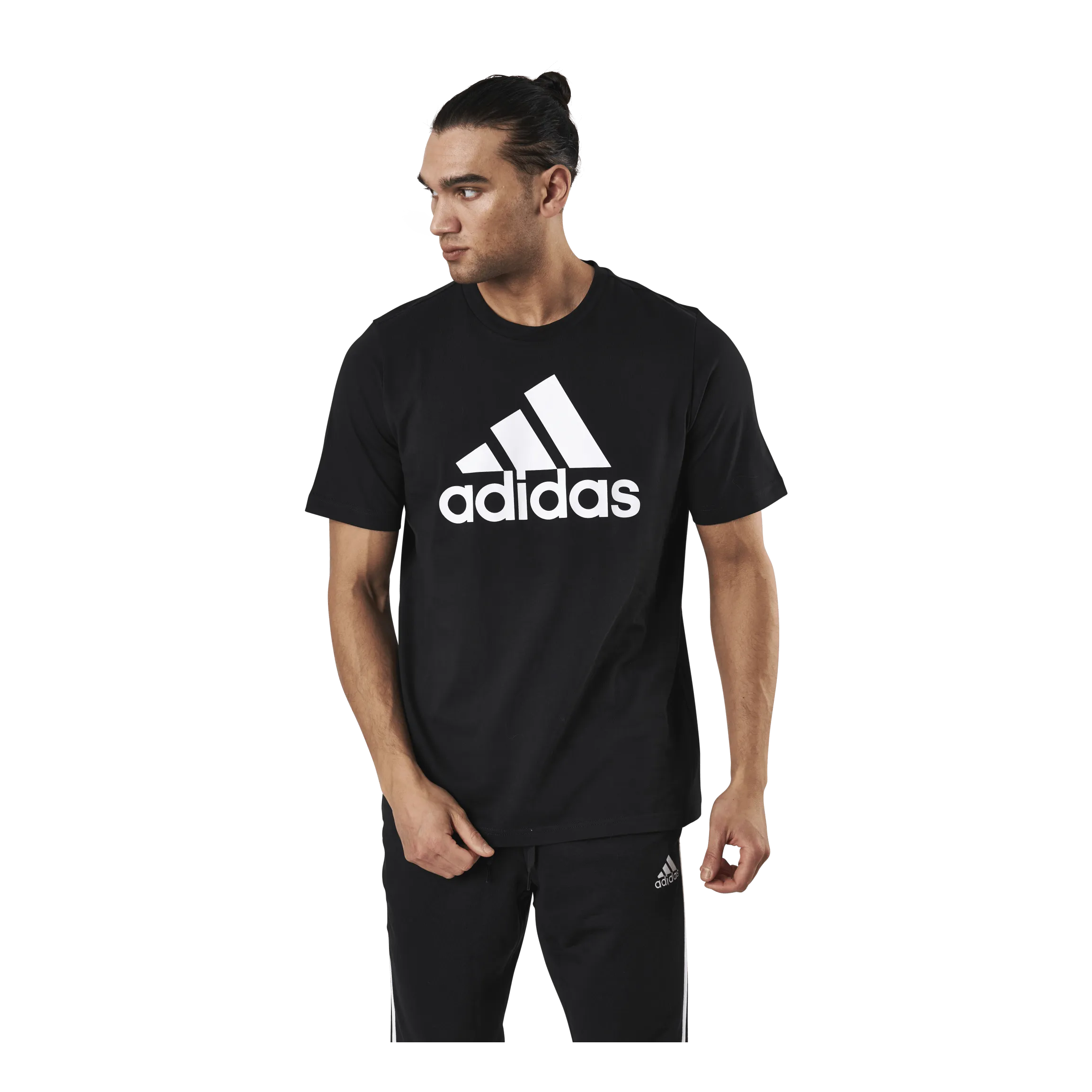 ADIDAS ESSENTIALS TSHIRT BLACK / WHITE