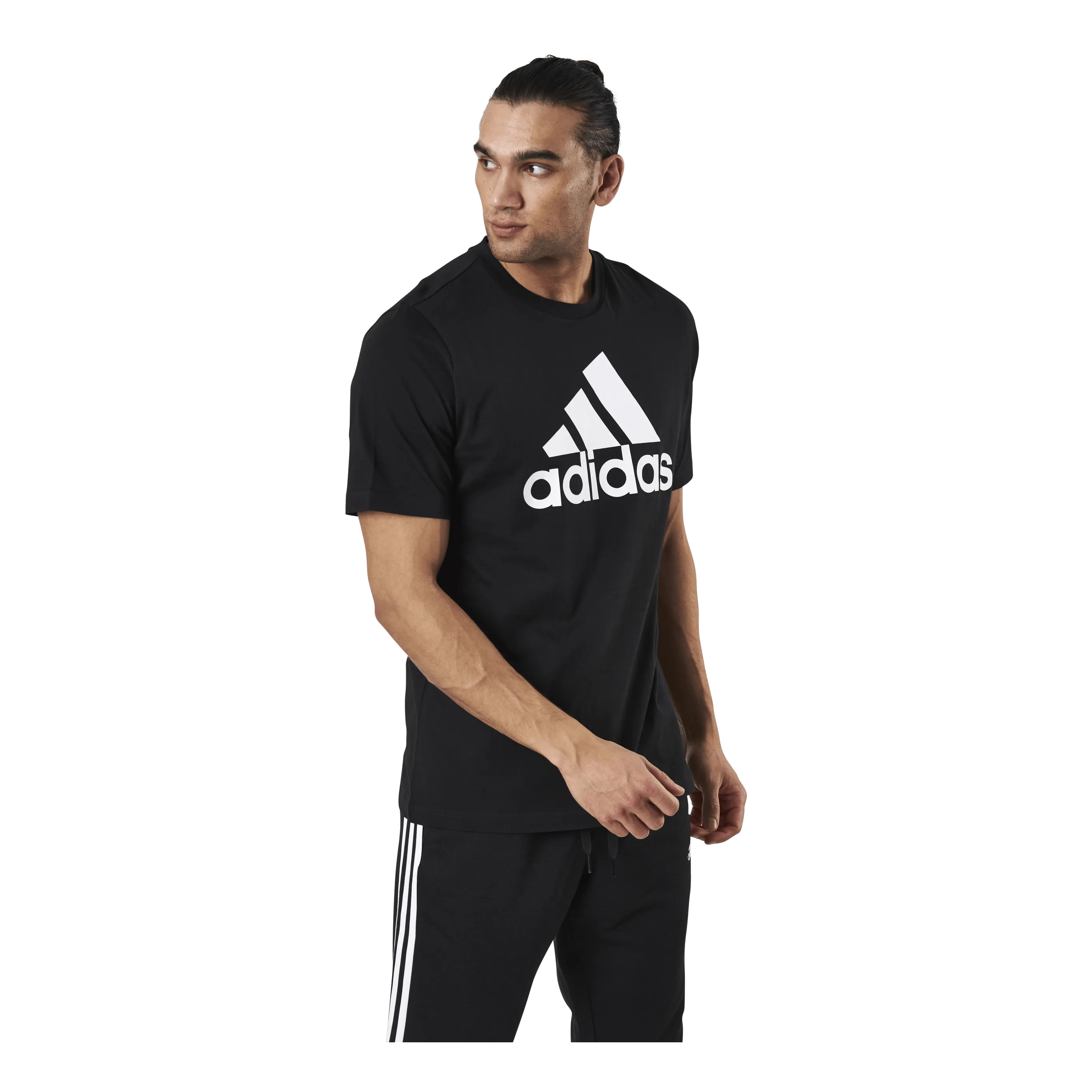 ADIDAS ESSENTIALS TSHIRT BLACK / WHITE