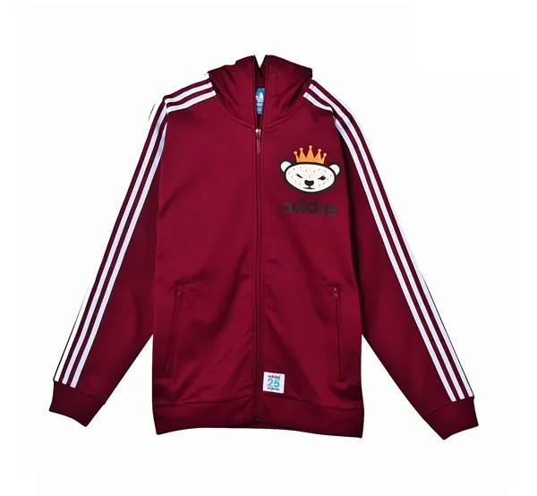 Adidas Originals Chaqueta 25 Nigo Zip THRU Flock (burdeos)