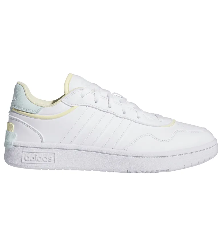 ADIDAS WOMEN HOOPS 3.0 SE "WHITEEASY YELLOW"