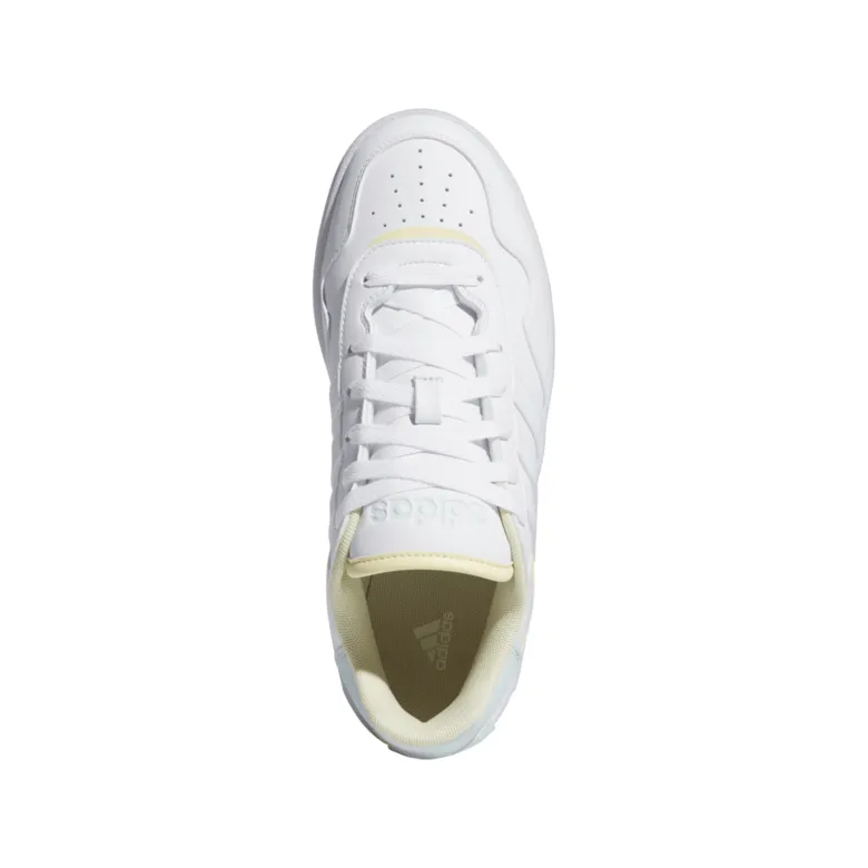 ADIDAS WOMEN HOOPS 3.0 SE "WHITEEASY YELLOW"