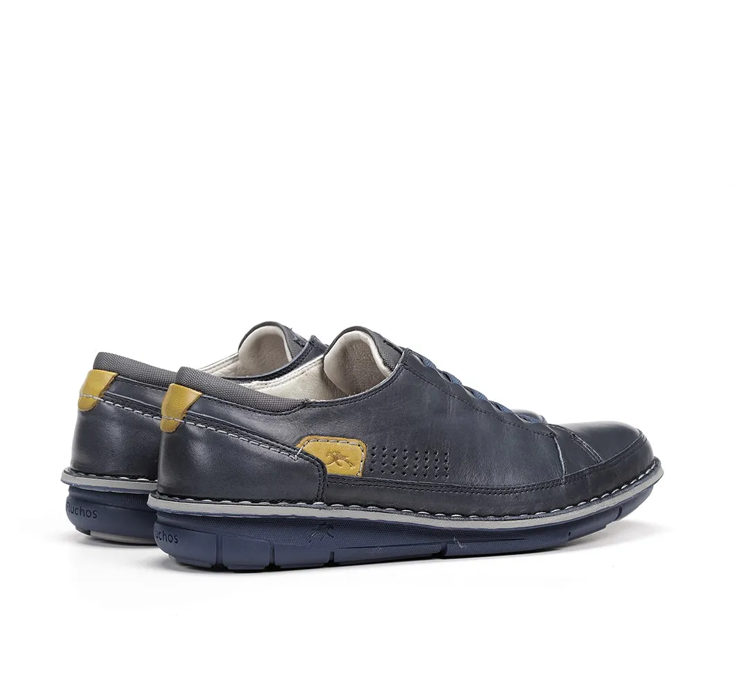 ALFA F0789 Zapato de Cordones Azul