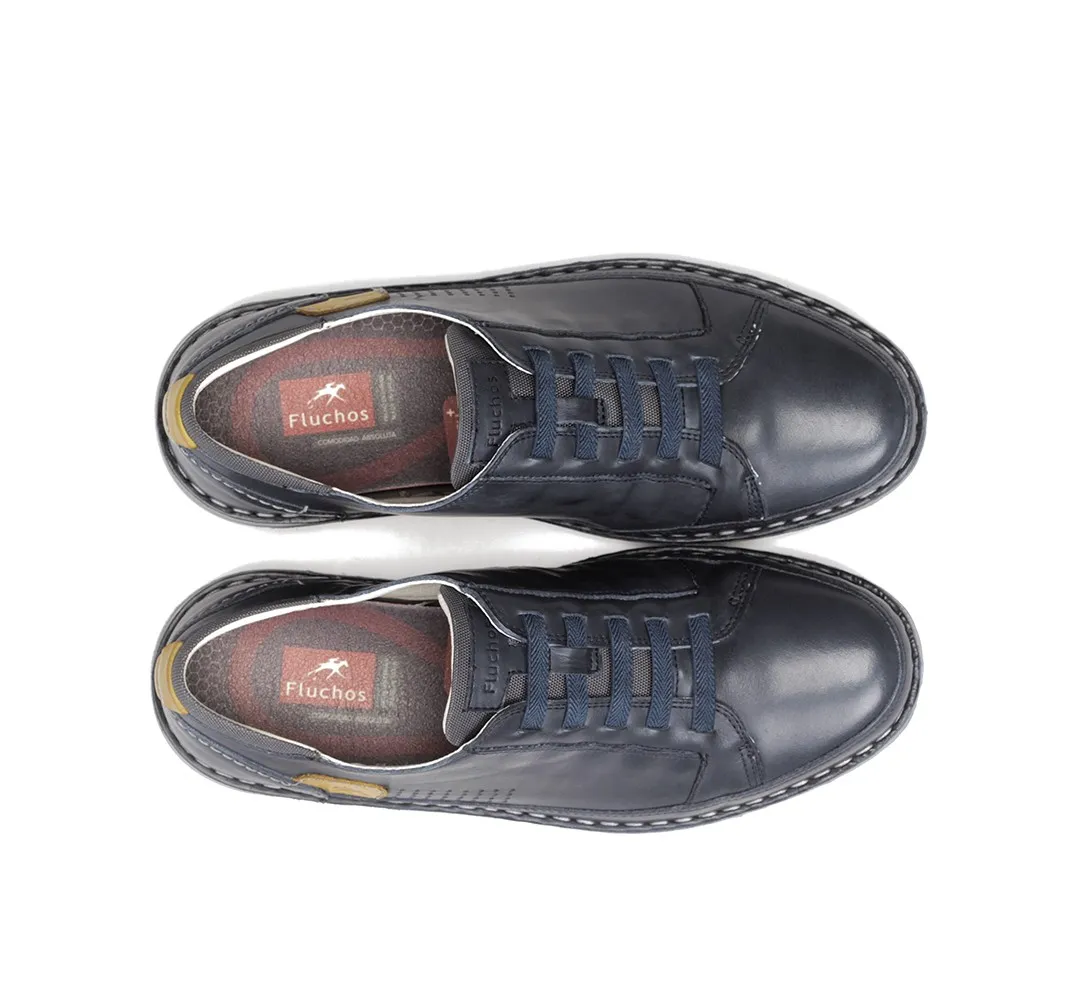 ALFA F0789 Zapato de Cordones Azul