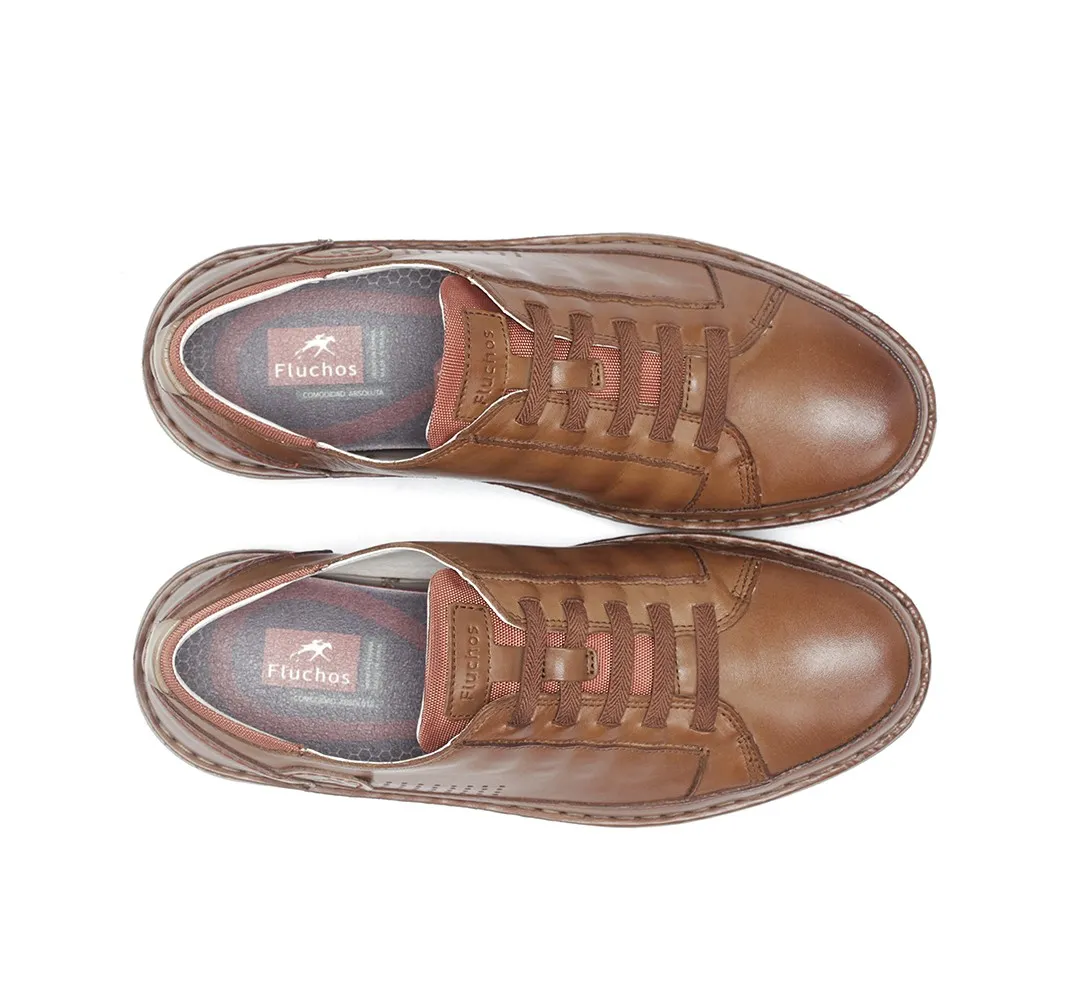 ALFA F0789 Zapato de Cordones Marrón