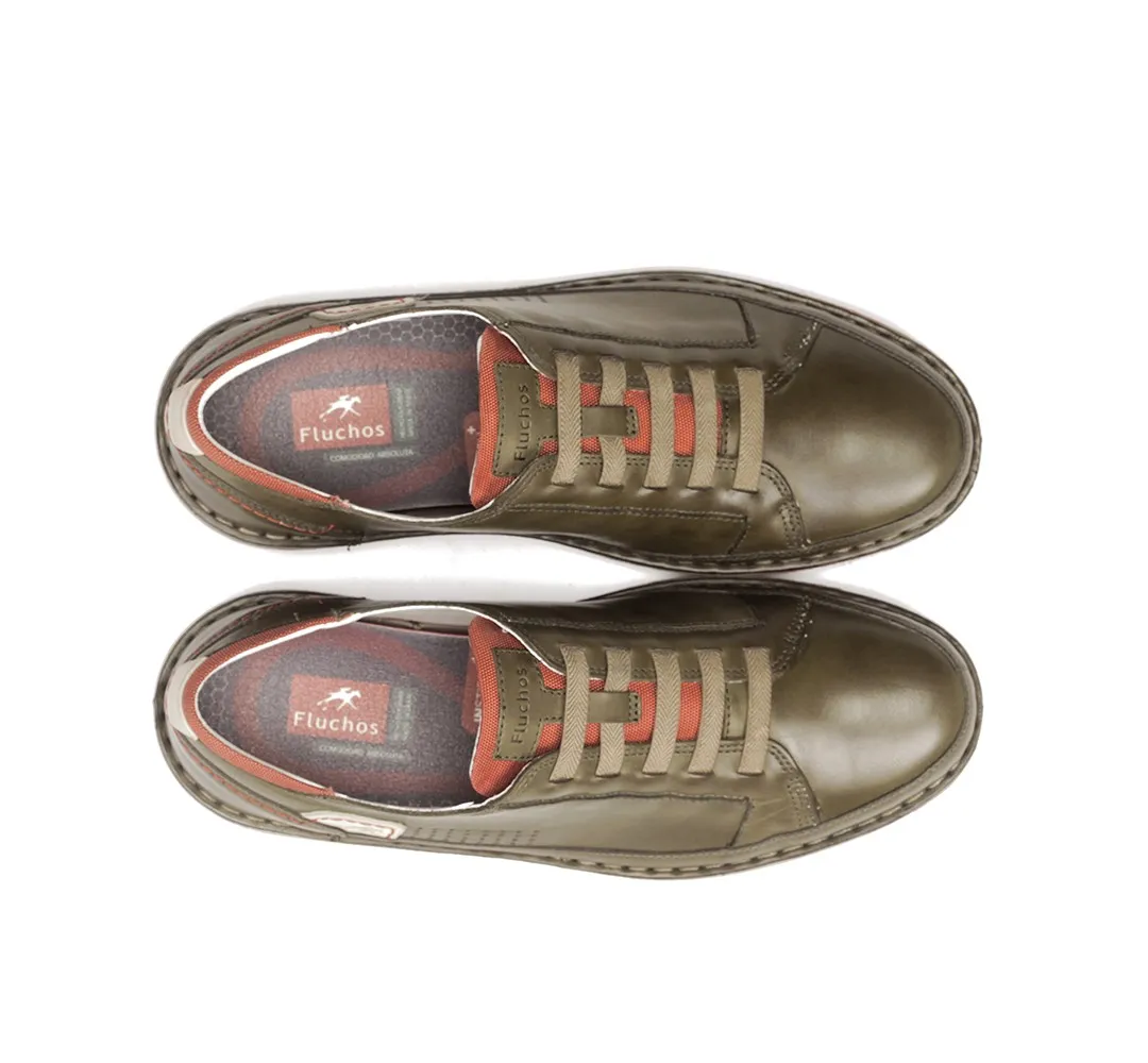 ALFA F0789 Zapato de Cordones Verde
