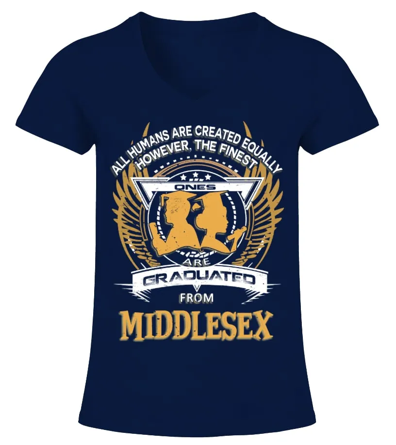 ALL HUMANS  MIDDLESEX CAMISETA CUELLO PICO MUJER