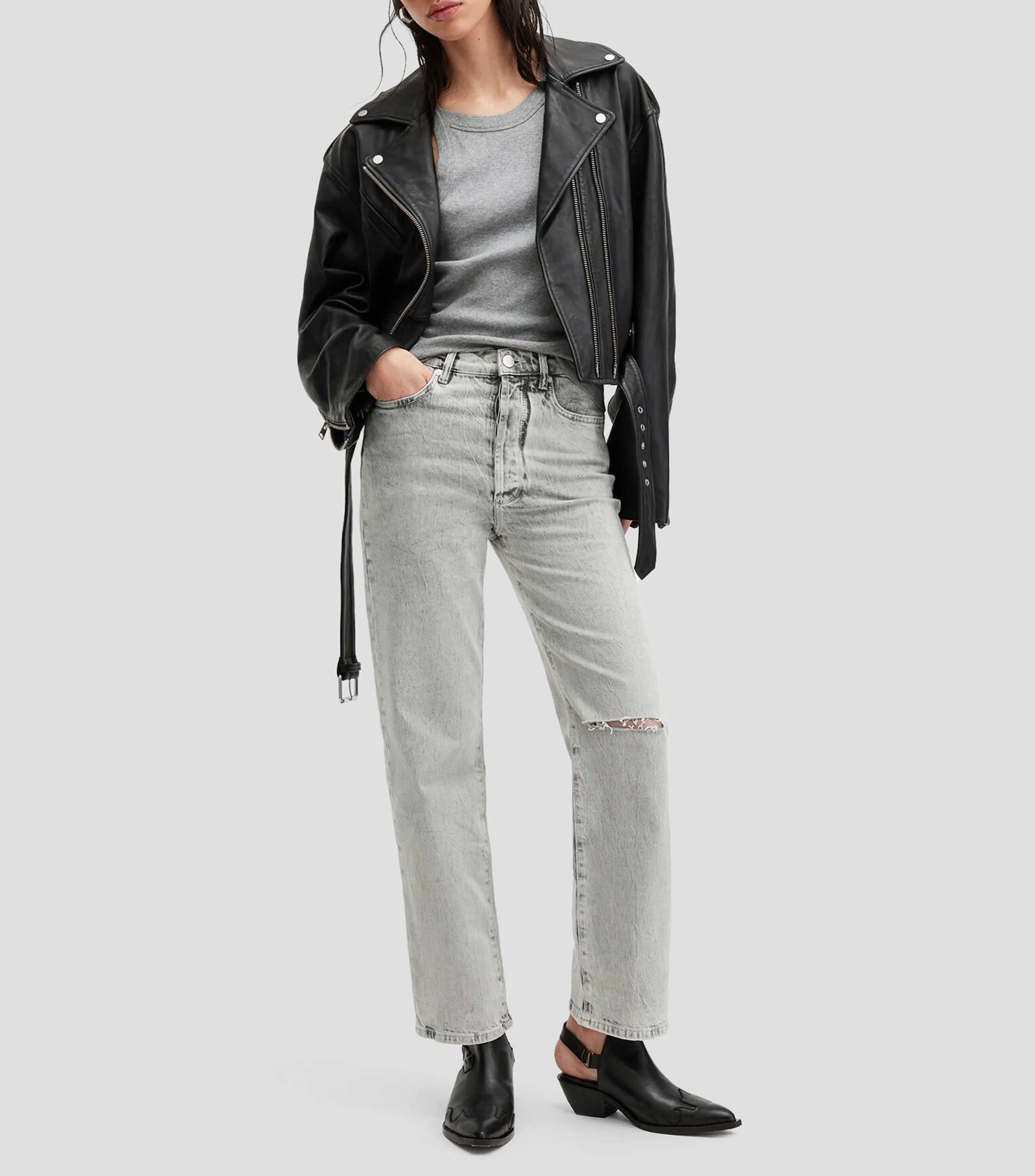 AllSaints Jeans rectos Mujer