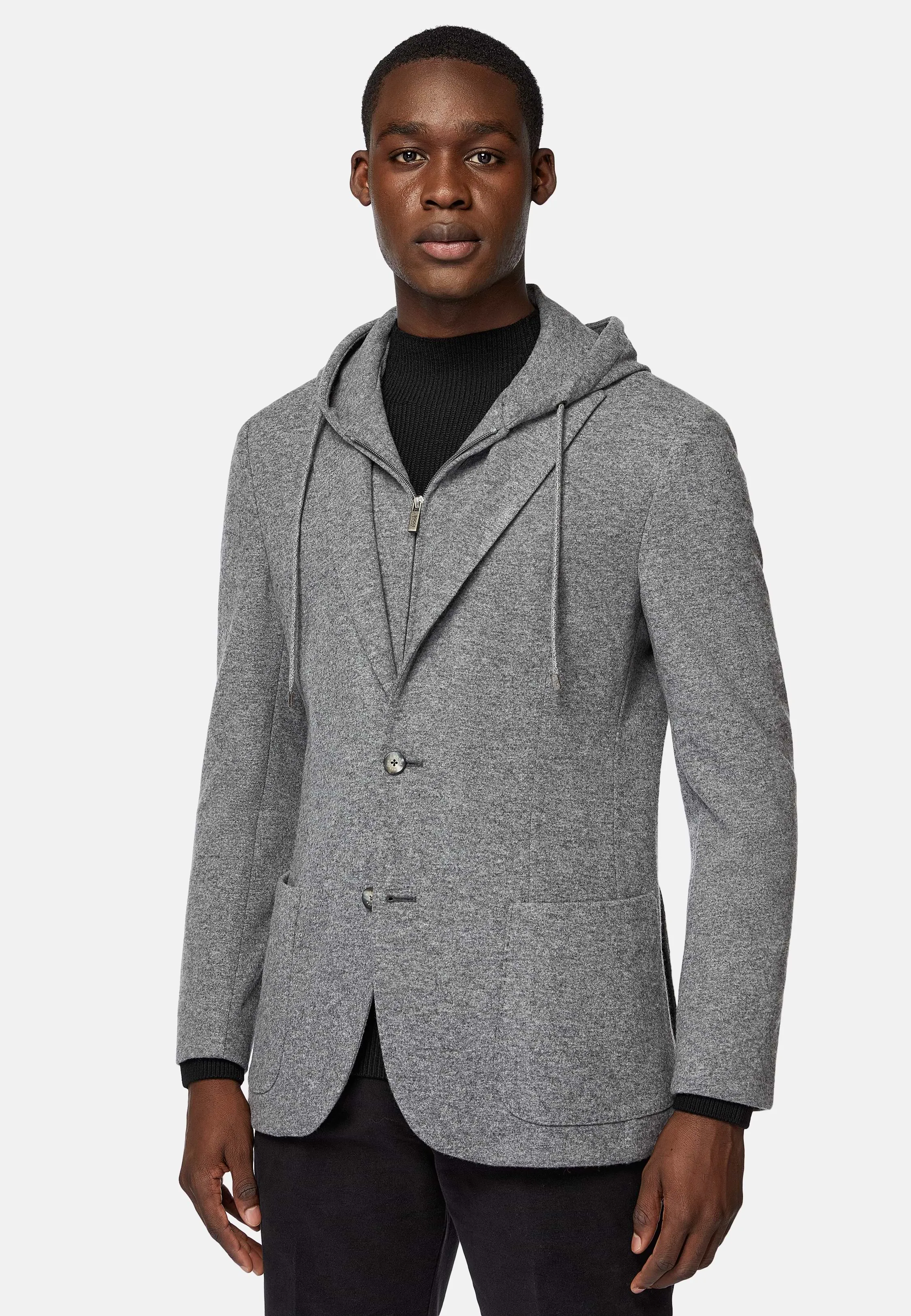 Americana Sudadera Madison Gris De Lana Cachemira
