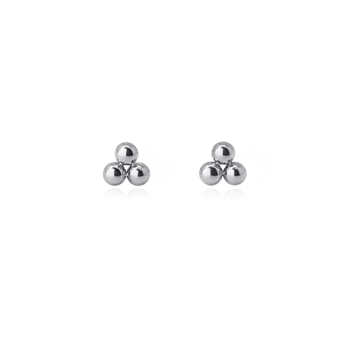 ANARTXY PENDIENTES TRES MEDIA ESFERAS  ANARTXY