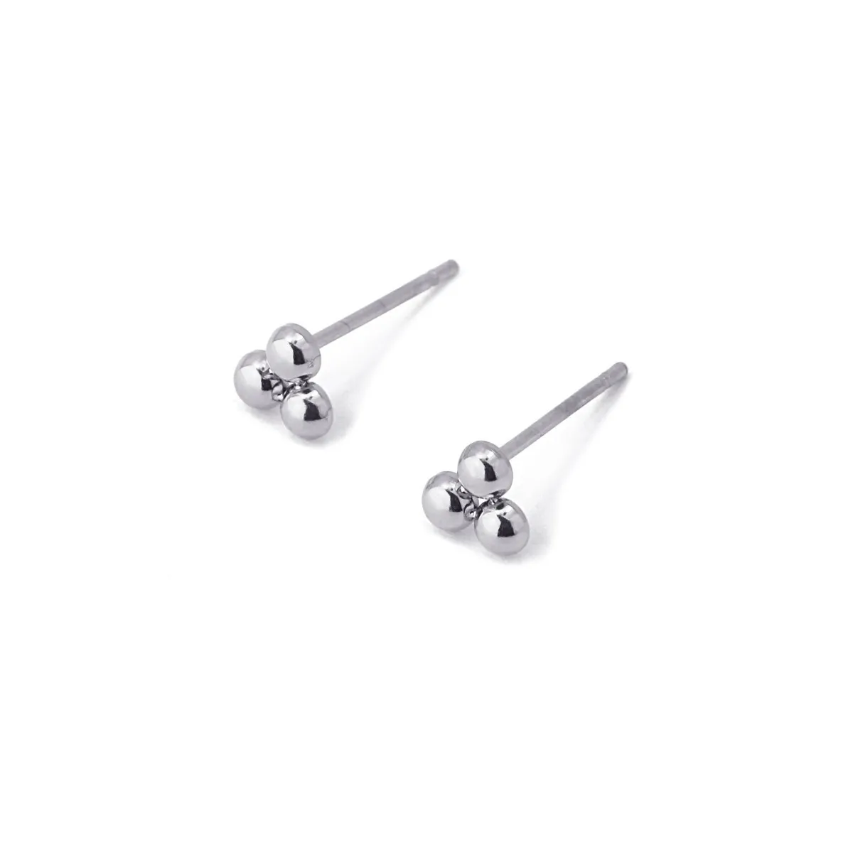 ANARTXY PENDIENTES TRES MEDIA ESFERAS  ANARTXY