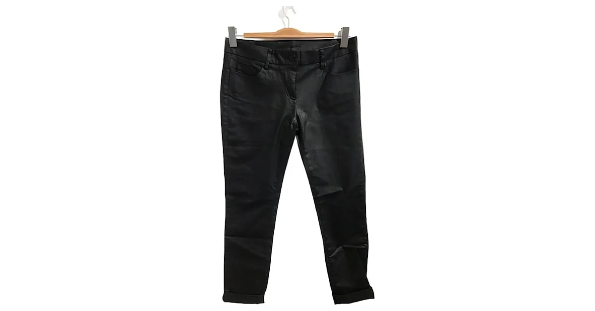 Autre Marque NON SIGNE / UNSIGNED Pantalón T.fr 38 SINTÉTICO Negro 