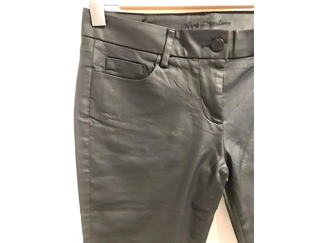 Autre Marque NON SIGNE / UNSIGNED Pantalón T.fr 38 SINTÉTICO Negro 