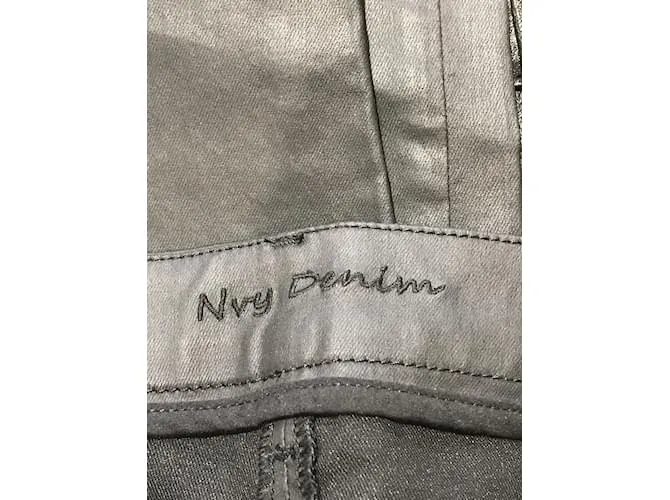 Autre Marque NON SIGNE / UNSIGNED Pantalón T.fr 38 SINTÉTICO Negro 
