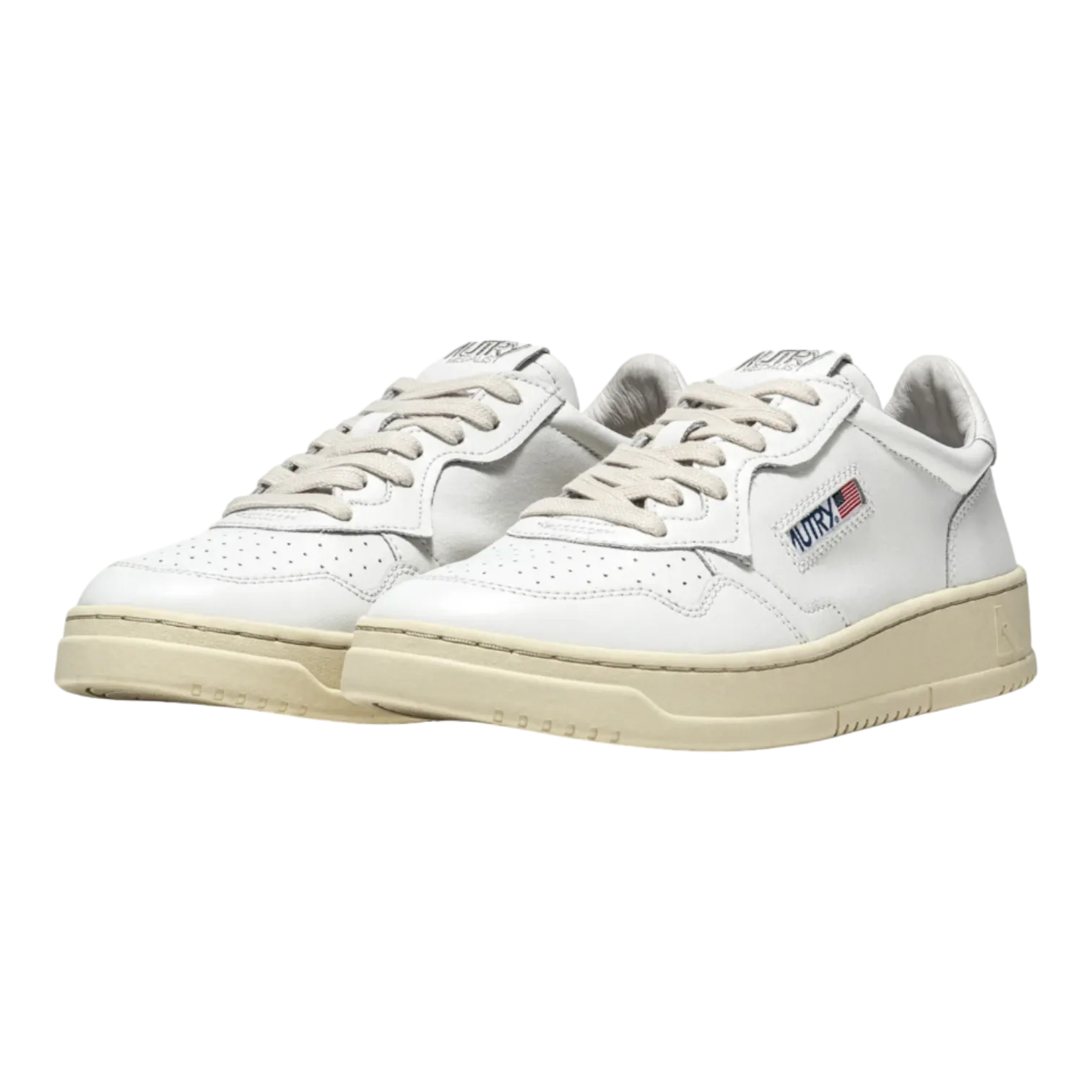 AUTRY MEDALIST LOW GOAT/WHITE FOR WOMEN AULWGG04