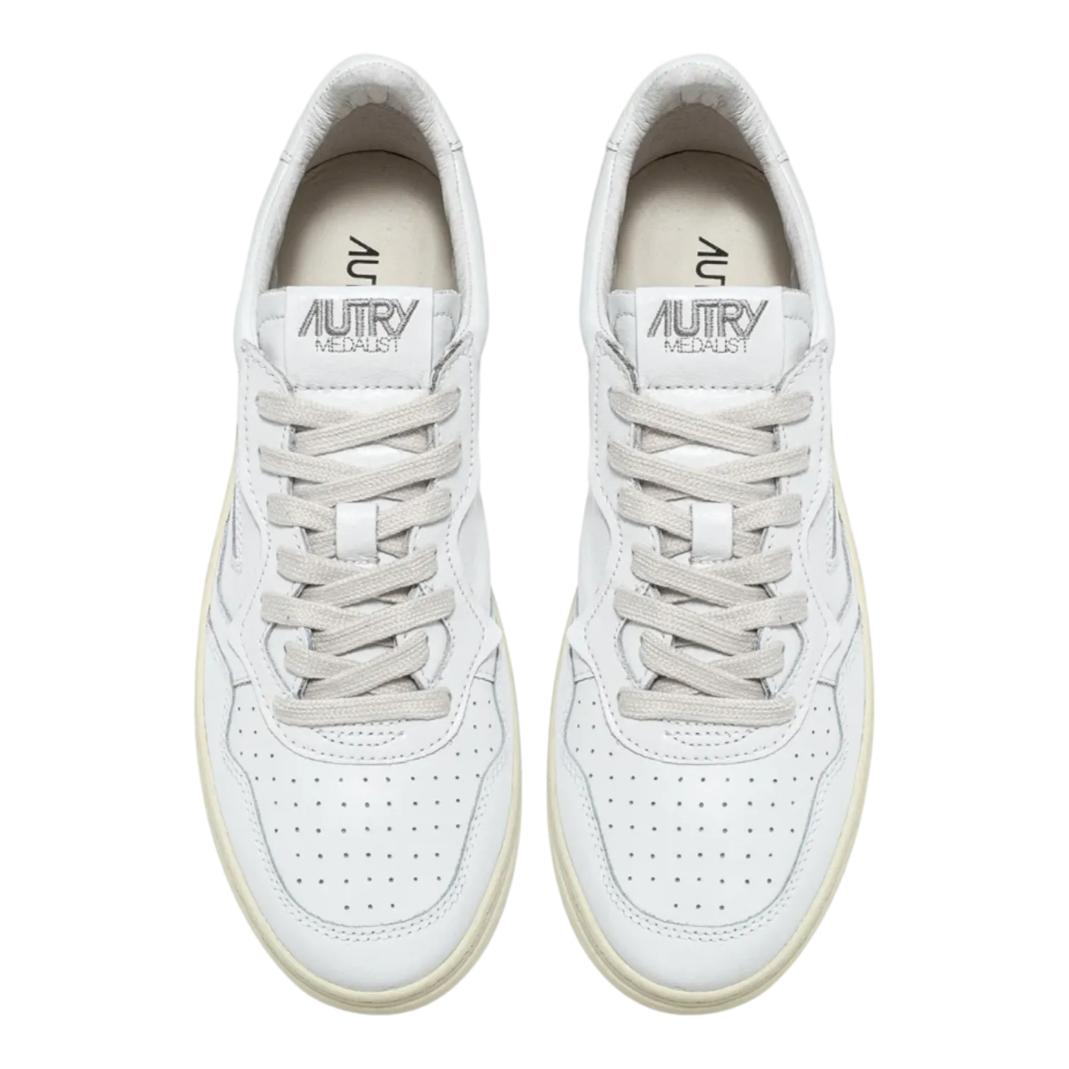 AUTRY MEDALIST LOW GOAT/WHITE FOR WOMEN AULWGG04