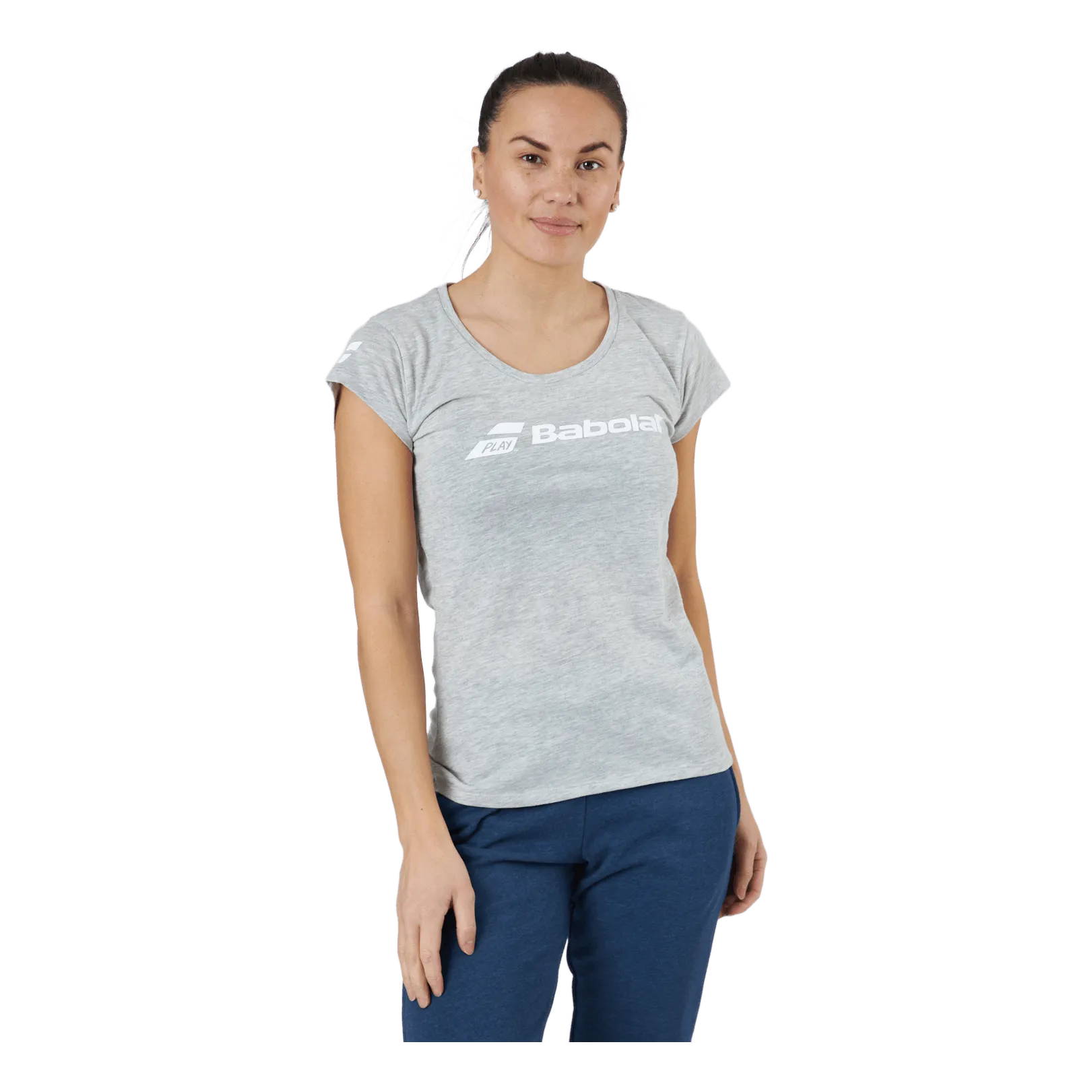 BABOLAT TSHIRT EXERCISE WOMEN GREY