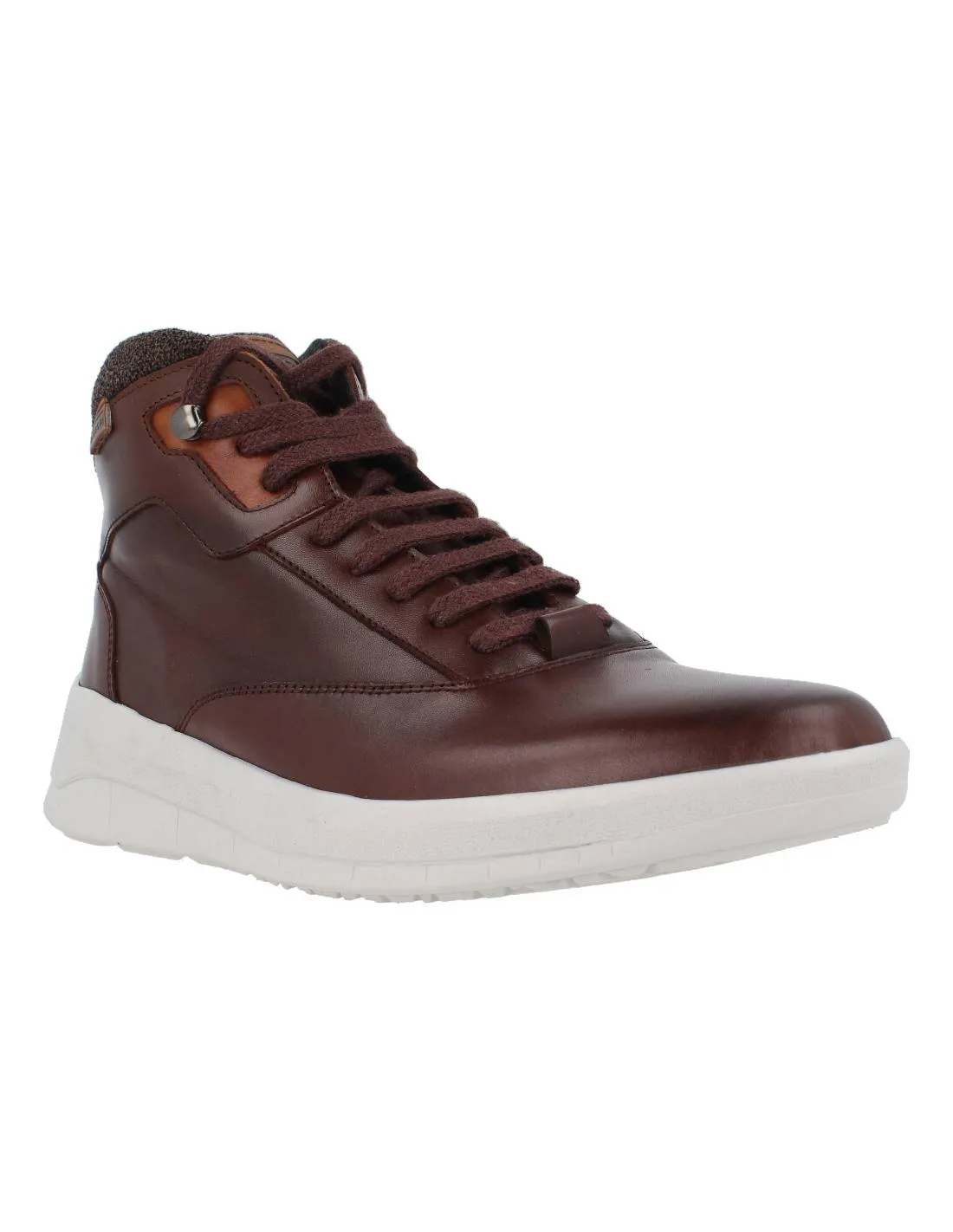 BAERCHI  BOTA FLEXIBLE ACORDONADA CHACO MARRóN