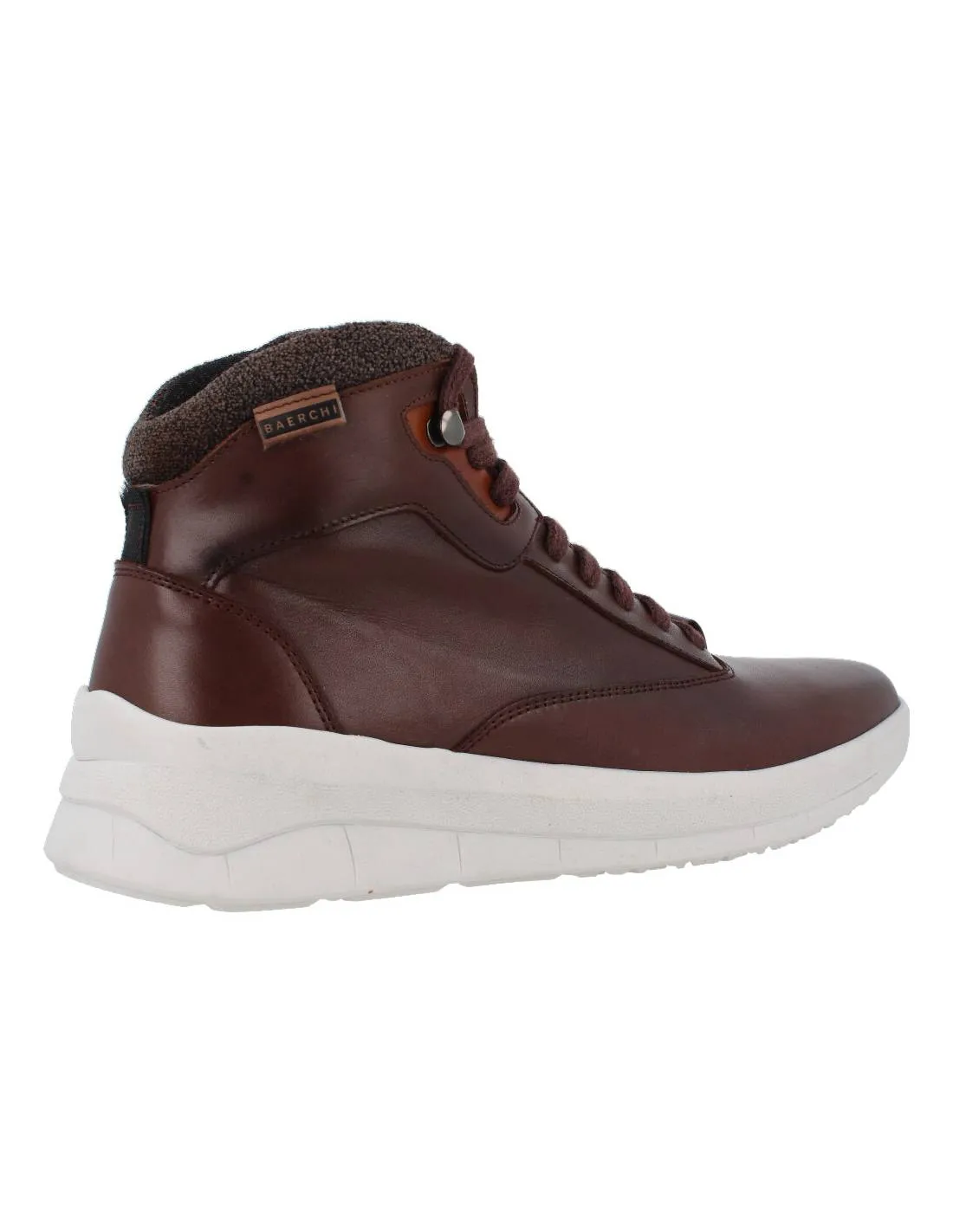 BAERCHI  BOTA FLEXIBLE ACORDONADA CHACO MARRóN