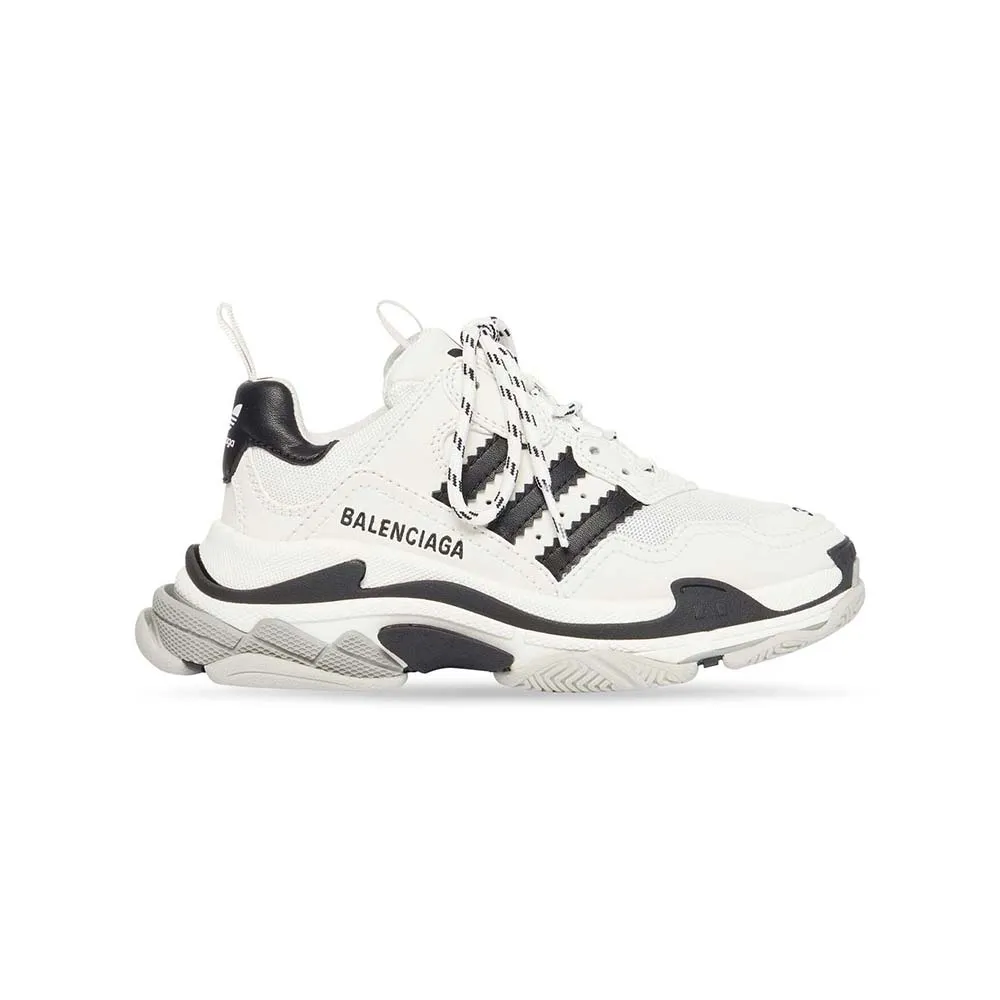 Balenciaga Zapatilla unisex Balenciaga / Adidas Triple S en blanco