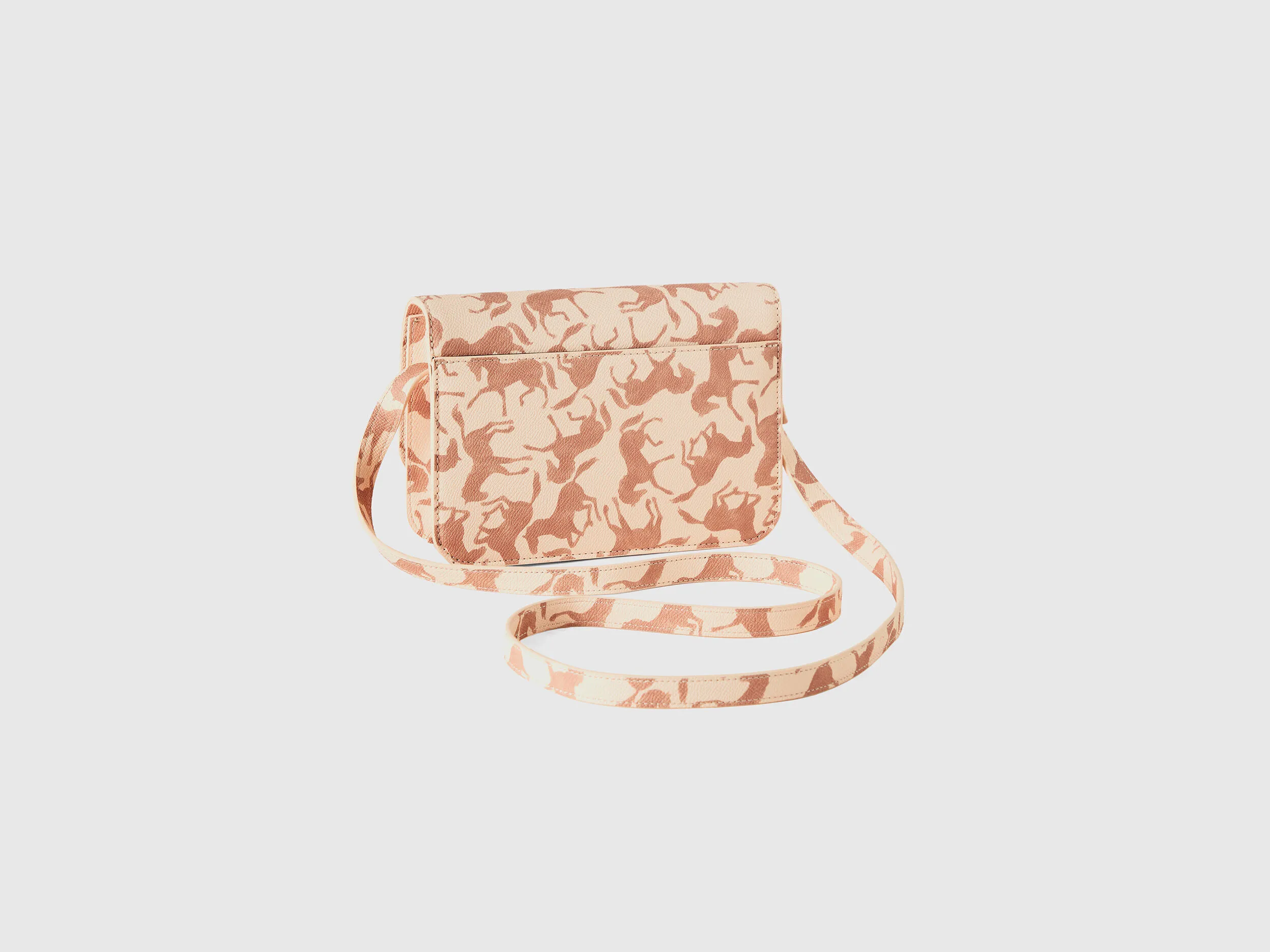 Be Bag rosa claro con estampado de caballos