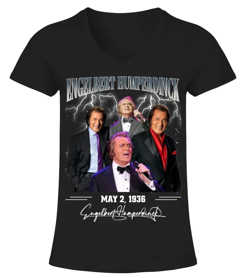 Birthday Engelbert Humperdinck Camiseta cuello pico Mujer