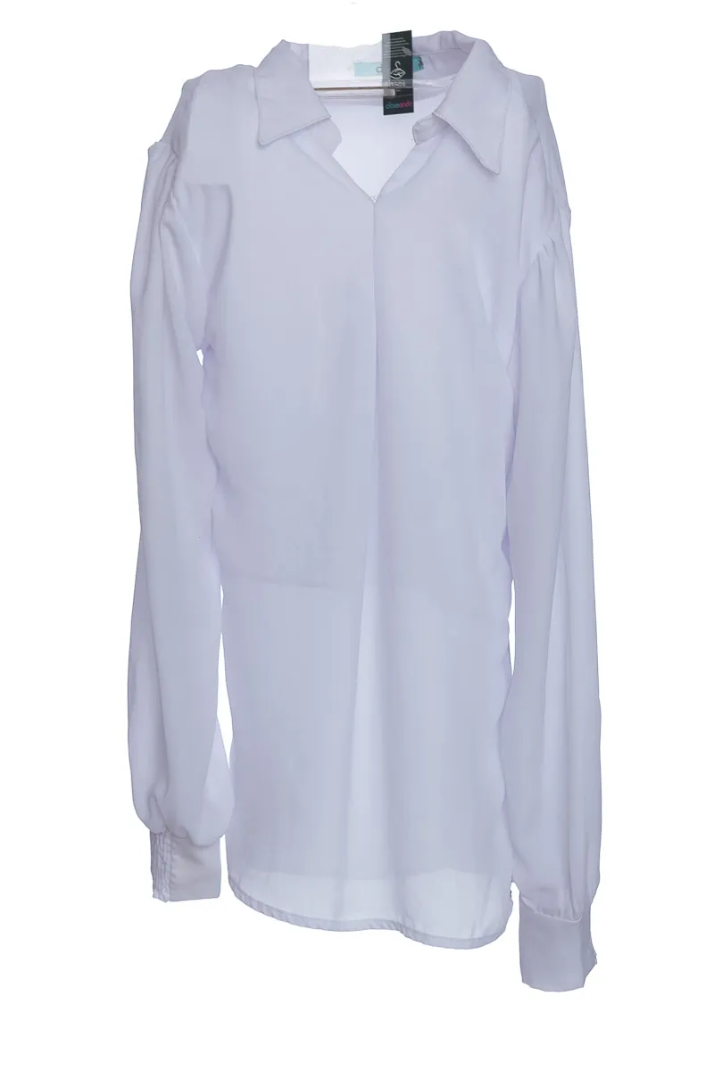 BLUSA COLOR BLANCO  DEREK