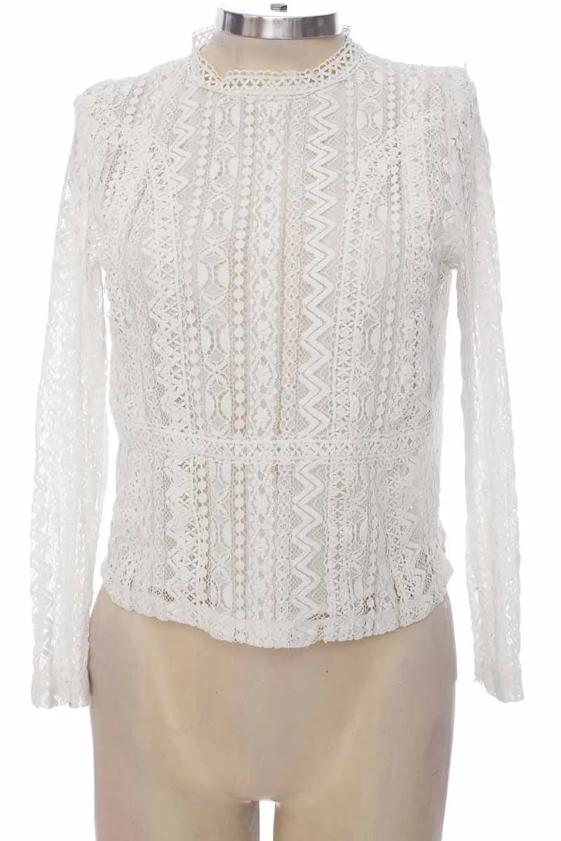 BLUSA COLOR BLANCO  ZARA