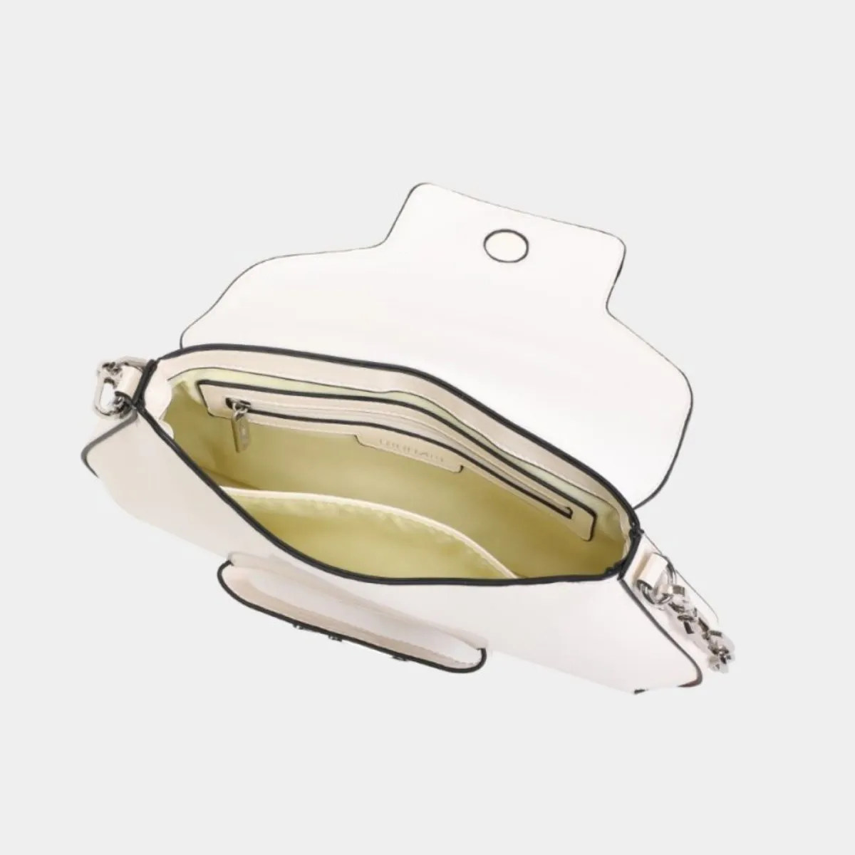 Bolso de hombro Alma de Binnari color blanco Cnp19965