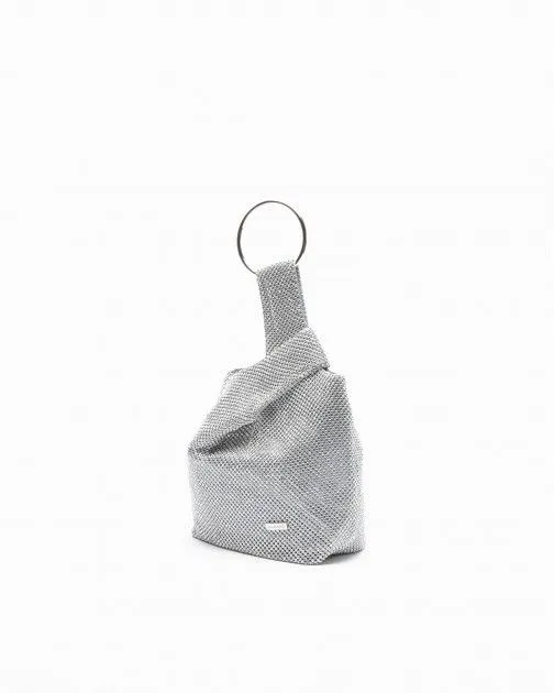 Bolso de mano Albano A1009 Plateado