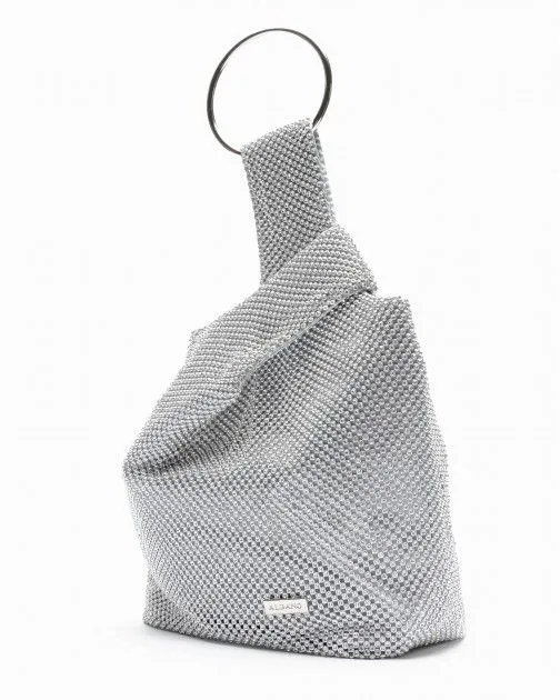 Bolso de mano Albano A1009 Plateado