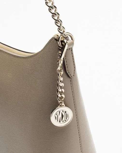 Bolso hobo Dkny Bryant Conv Hobo gris pardo