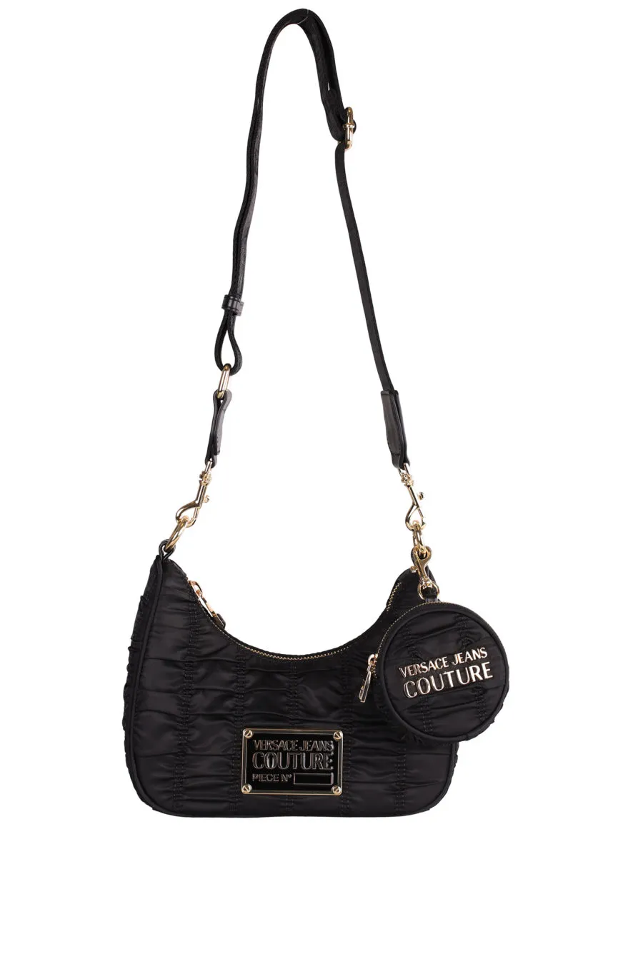 Bolso negro bandolera de nylon 