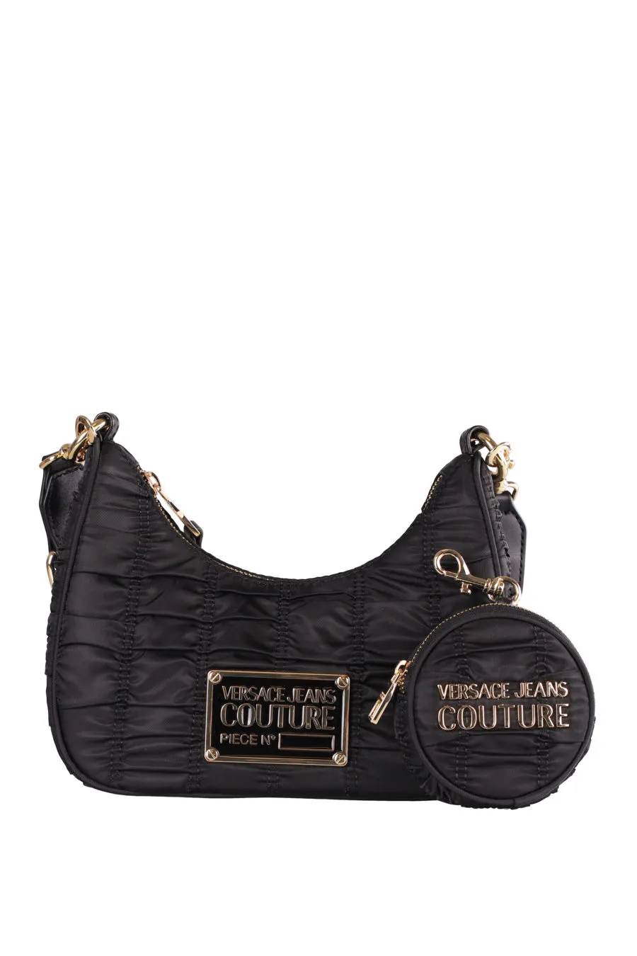 Bolso negro bandolera de nylon 