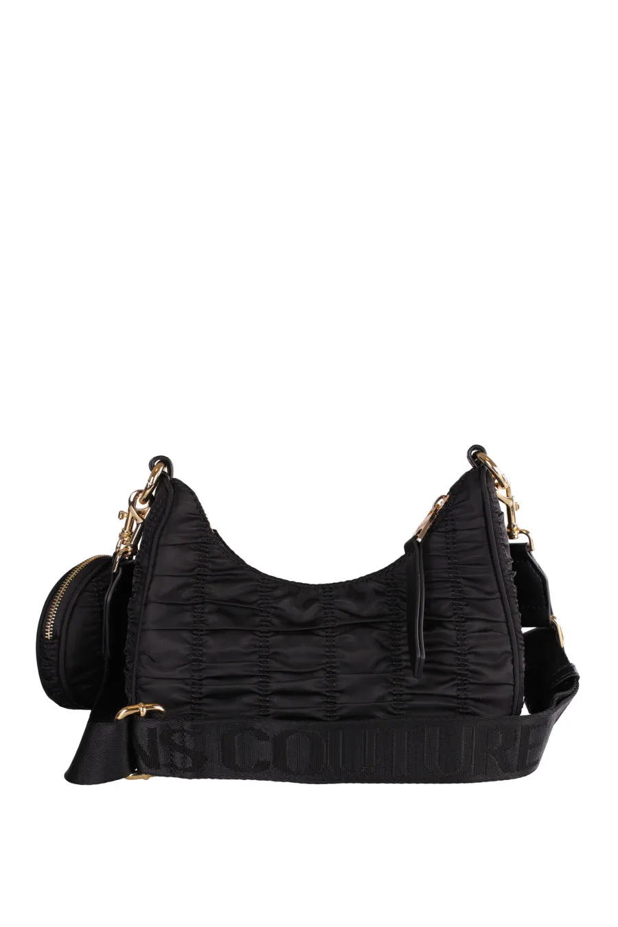 Bolso negro bandolera de nylon 
