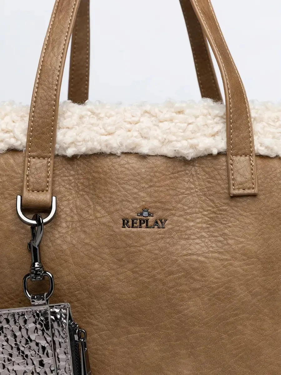 Bolso Shoper de Boreguito Replay