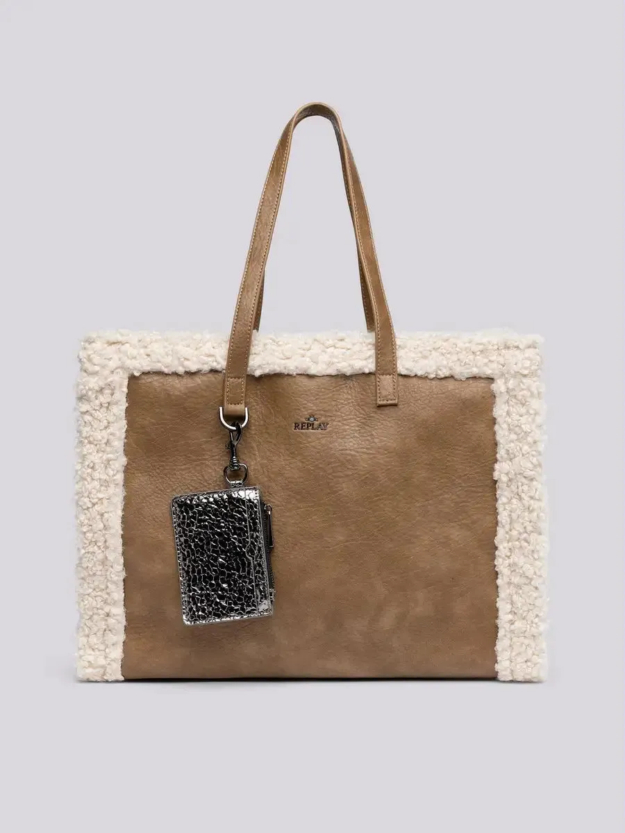 Bolso Shoper de Boreguito Replay