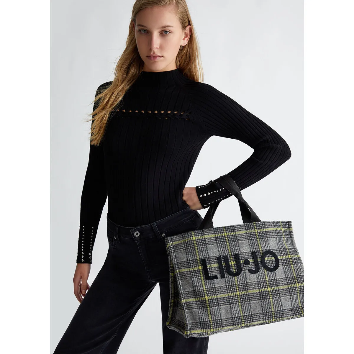 Bolso tote jacquard