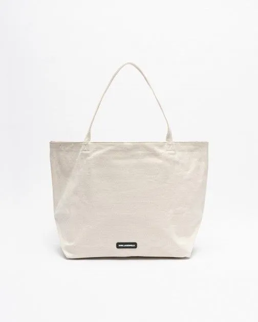 Bolso tote Karl Lagerfeld K/Rue ST Guillaume Canvas Tote Beige
